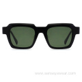 Men Custom Logo UV400 Acetate Polarized Sunglasses